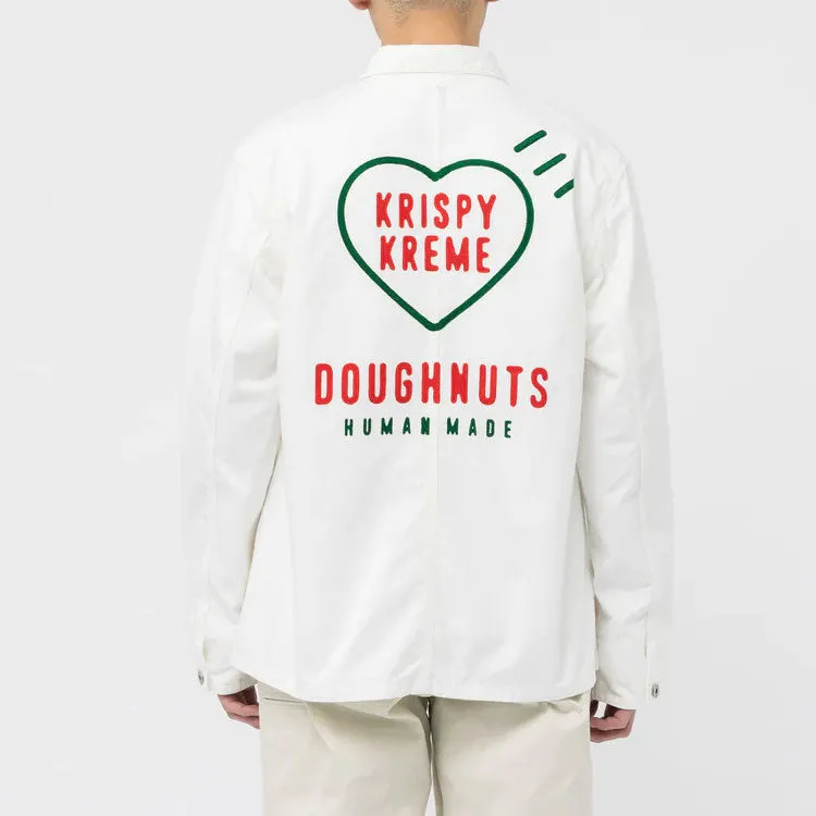 HUMAN MADE x Krispy Kreme Factory Jacket 'White' XX25JK001 sold by KicksCrew product image thumbnail 4