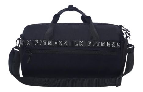 Li-Ning Logo Duffle Bag 'Black' ABLS169-1 sold by KicksCrew