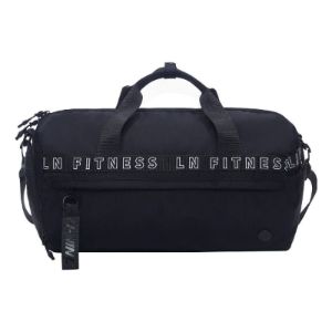 Li-Ning Logo Duffle Bag 'Black' ABLS169-1 sold by KicksCrew