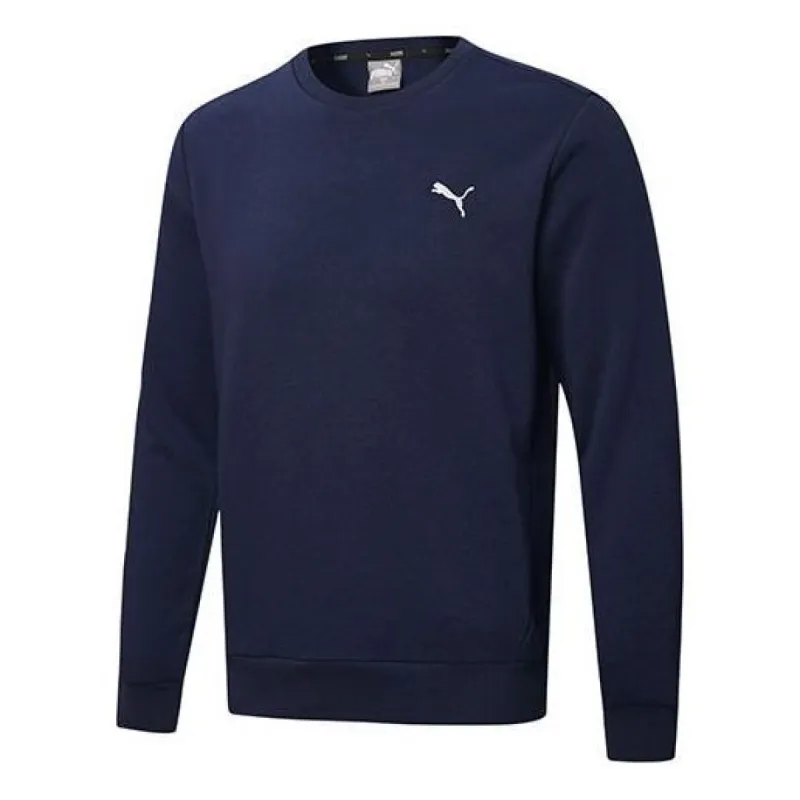 Puma Crew Neck Sports Hoodies 'Navy White' 590321-06 sold by KicksCrew