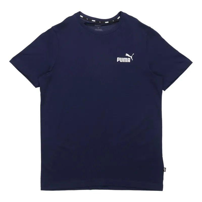 Puma Essentials Small Logo Tee 'Navy White' 589041-06 sold by KicksCrew