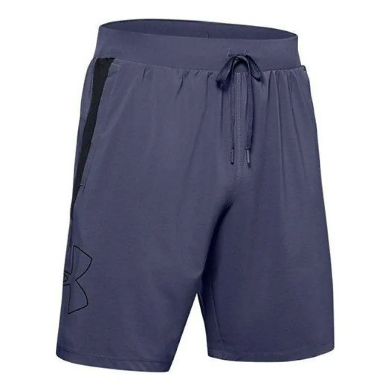 Under Armour Qualifier Speedpocket Linerless 9 inch Shorts 'Navy' 1350889-497 sold by KicksCrew