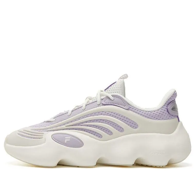 (WMNS) FILA FUSION Ray 3 Sport Shoes 'White Lilac' T12W321105FEB sold by KicksCrew