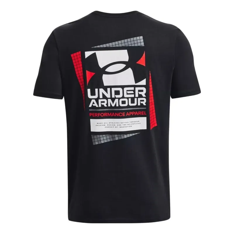 Under Armour Multicolor Box Logo T-shirt 'Black' 1370529-002 sold by KicksCrew