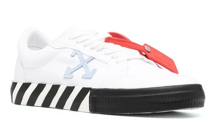 Off-White Vulcanized low-top Sneakers 'White Black Orange' OMIA085S23FAB0010140 sold by KicksCrew product image thumbnail 3
