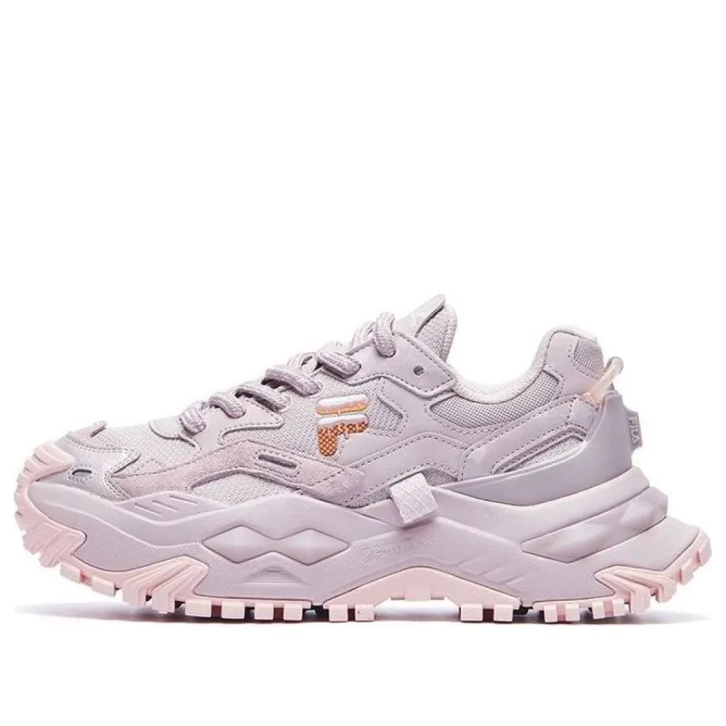 (WMNS) FILA FUSION Bianco Fob Sneakers 'Lilac Pink' T12W221303FVV sold by KicksCrew