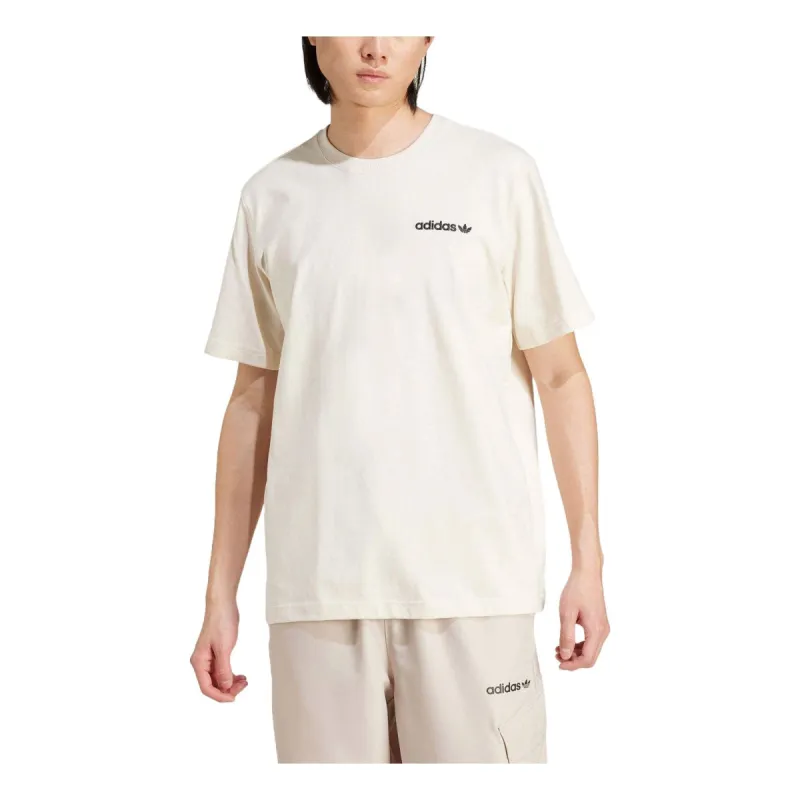 adidas Graphic T-shirt Asia Sizing 'Beige' JF2853 sold by KicksCrew