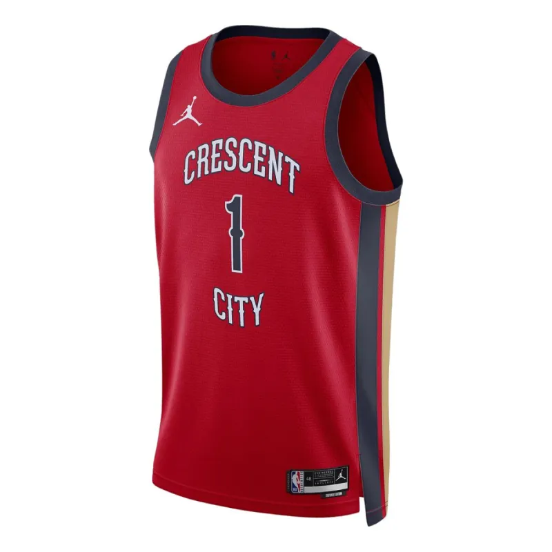 Air Jordan Dri-FIT NBA Swingman Jersey 2023/24 Statement Edition 'New Orleans Pelicans Zion Williamson' DX8655-657 sold by KicksCrew