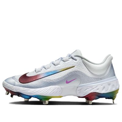 Nike Alpha Huarache Elite 4 Low 'Rainbow' FD2745-106 sold by KicksCrew