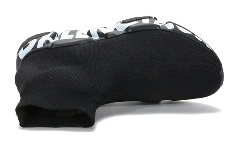 (WMNS) Balenciaga Speed Graffiti Sneakers 'Black Knit White Graffiti Sole Unit' 605942W2DB71006 sold by KicksCrew product image thumbnail 5