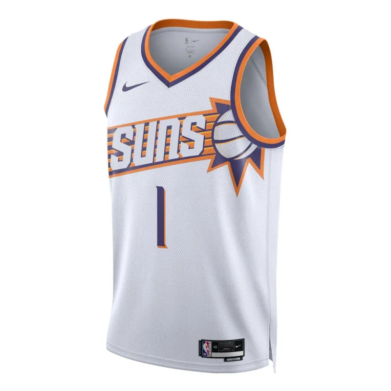 Nike Dri-FIT NBA Swingman Jersey 2023/24 Association Edition 'Phoenix Suns Devin Booker' DV4851-100 sold by KicksCrew