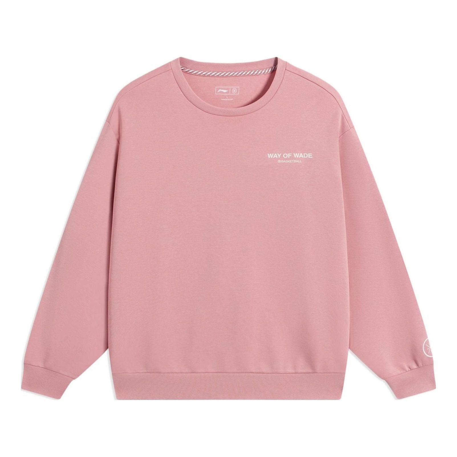 Li-Ning Way Of Wade Basketball Graphic Sweatshirt 'Pink' AWDS813-5 sold by KicksCrew