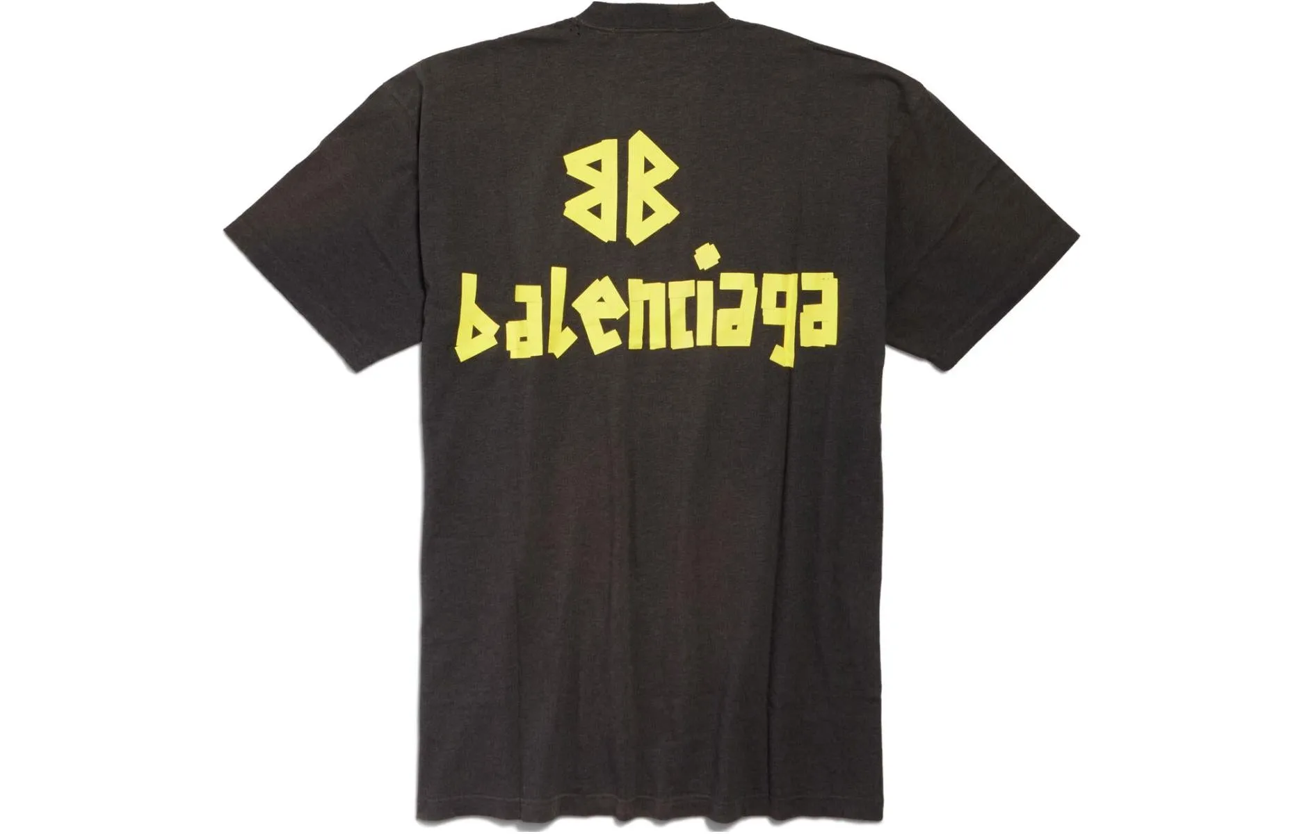 (WMNS) Balenciaga Tape Type T-shirt Dress 'Dark Grey' 739037TOVA98519 sold by KicksCrew product image thumbnail 2