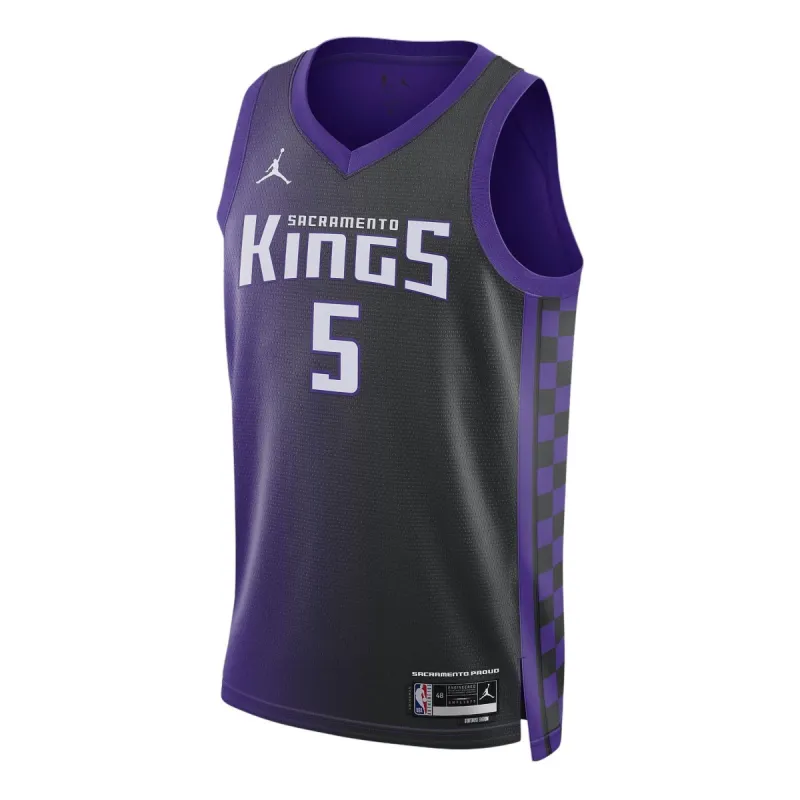 Air Jordan Dri-FIT NBA Swingman Jersey 2023/24  Statement Edition'Sacramento Kings De'Aaron Fox' DX8656-504 sold by KicksCrew