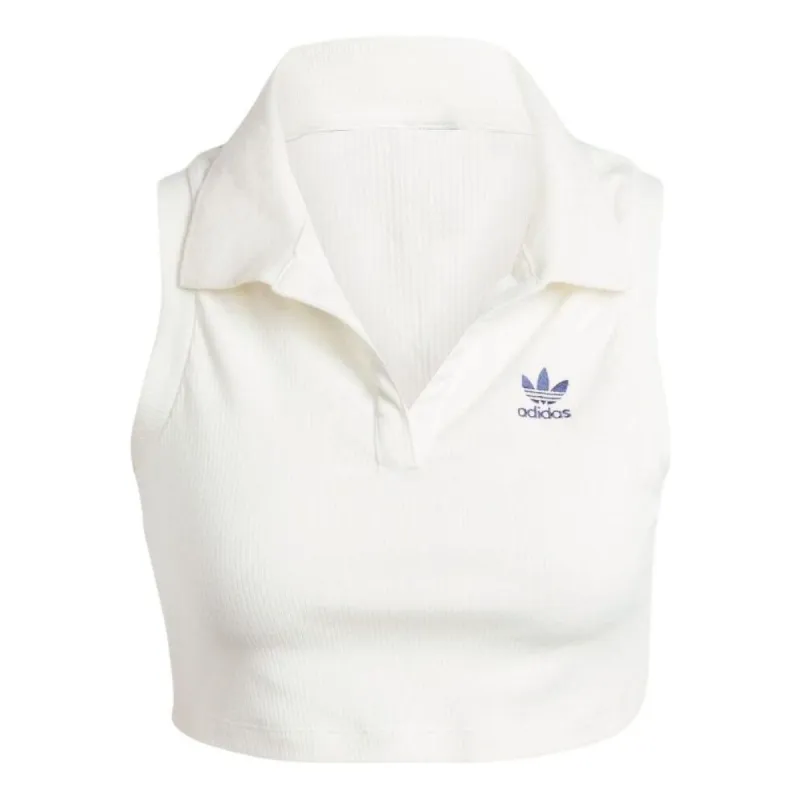 (WMNS) adidas Premium Originals Rib Top 'White' IT9858 sold by KicksCrew