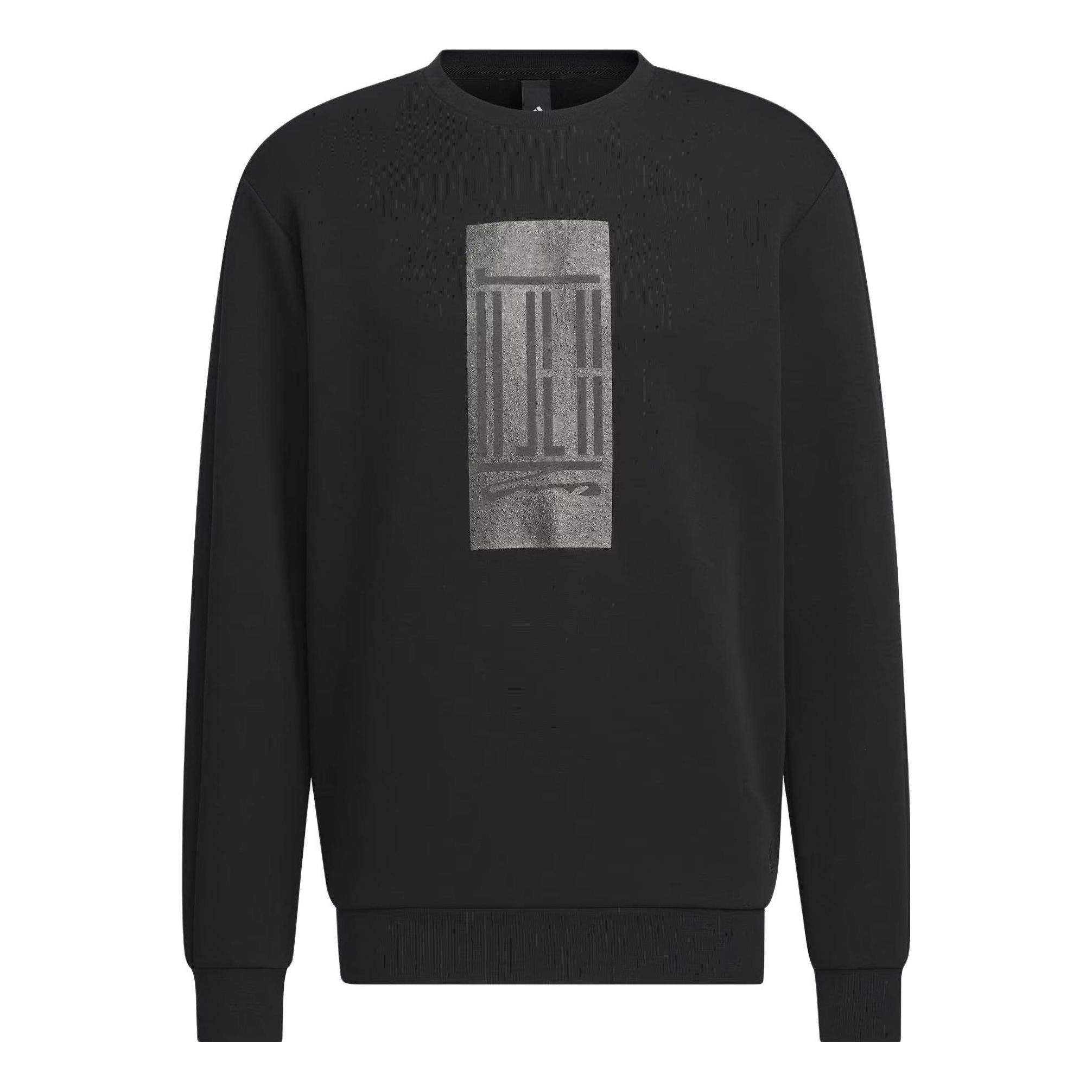 adidas Wuji Logo Crew Sweatshirt 'Black' IP4946 sold by KicksCrew