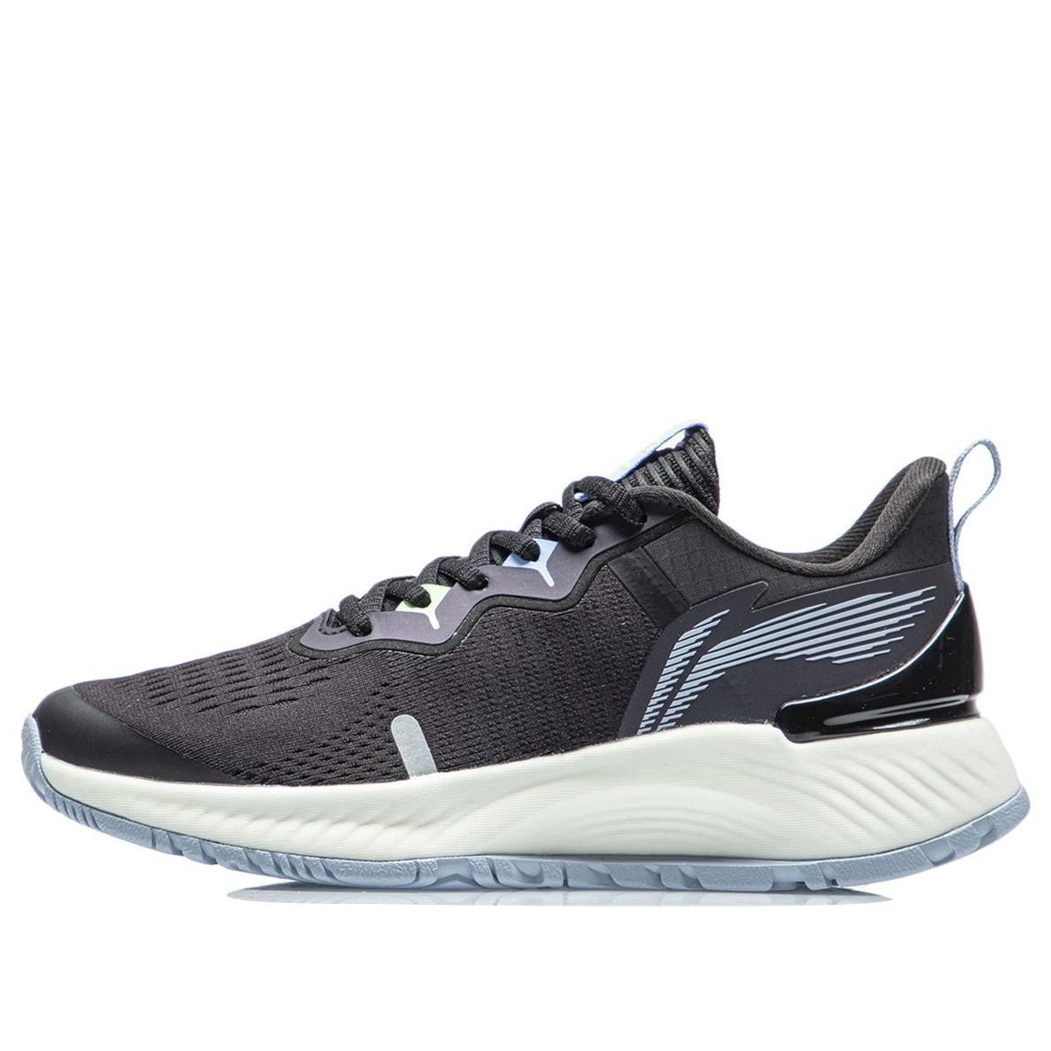 (WMNS) Li-Ning Shadow Essential 'Black White Blue' ARHR108-3 sold by KicksCrew