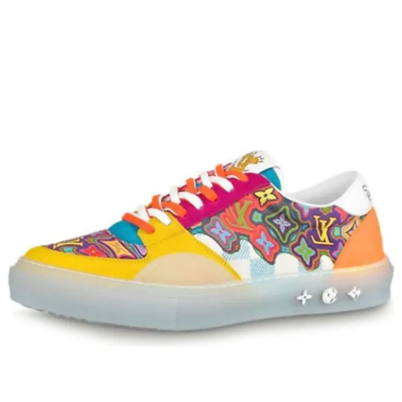 LOUIS VUITTON Ollie Logo Limited Edition Sneakers 'Psychedelic Monogram Canvas and Leather' 1A8Q6L sold by KicksCrew