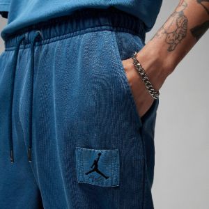 Air Jordan Essentials Fleece Washed Pants 'Blue' FB7299-427 sold by KicksCrew