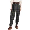 (WMNS) Timberland Plaid Print Pants 'Olive Green Blue' A6RZW-302 sold by KicksCrew