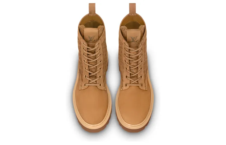 LOUIS VUITTON Ranger Ankle Boots 'Brown Monogram' 1ABFZJ sold by KicksCrew product image thumbnail 2