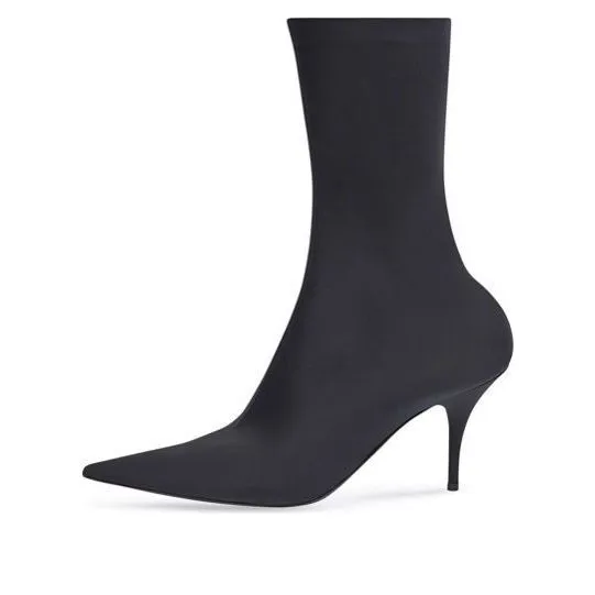(WMNS) Balenciaga Matte Knife Boots 'Black' 548265W2ES01000 sold by KicksCrew
