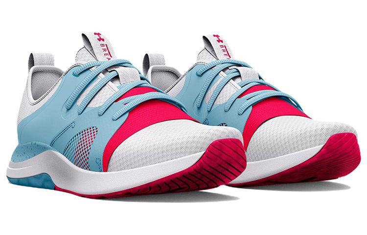 (WMNS) Under Armour Charged Breathe Lace TR 'White Opal Blue' 3025058-103 sold by KicksCrew product image thumbnail 3