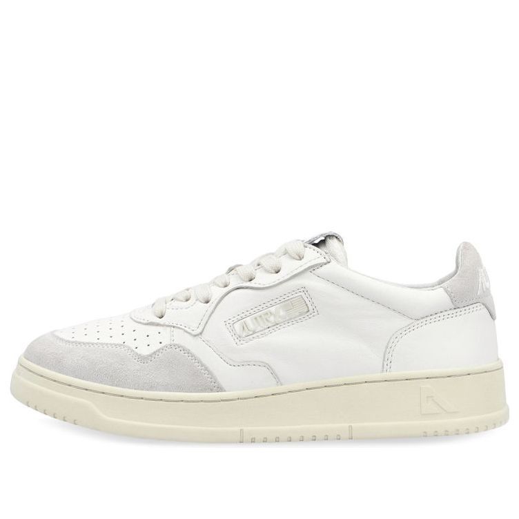 (WMNS) Autry open Low Leather Suede 'White' AOLW-CE10 sold by KicksCrew