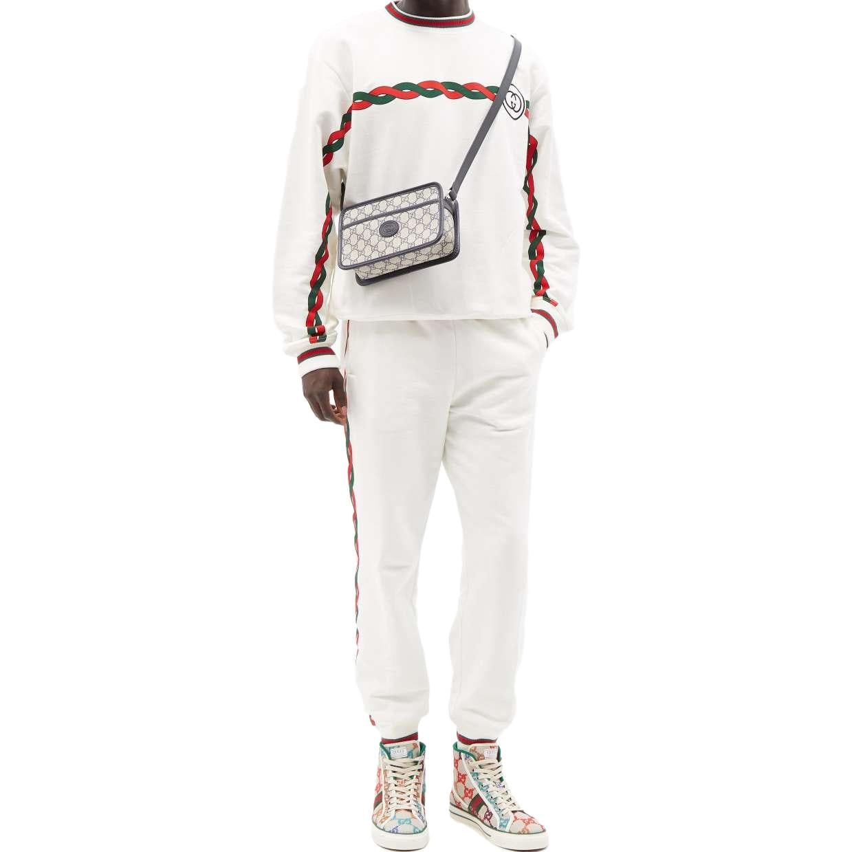 Gucci Cotton Sweatshirt With Interlocking G 'White' 692351-XJD7R-9125 sold by KicksCrew product image thumbnail 2