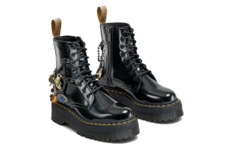 (WMNS) Dr.Martens x MARC JACOBS Charm Jadon Boots 'Black' 2S3FBO001F03 sold by KicksCrew