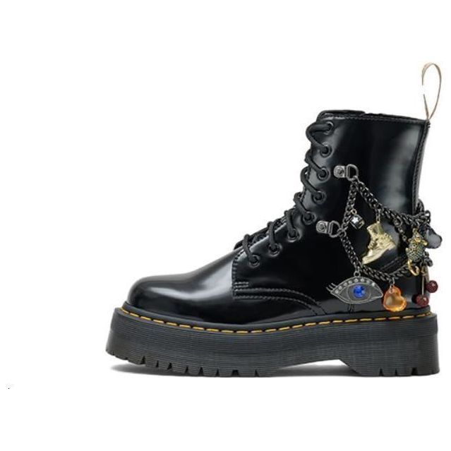 (WMNS) Dr.Martens x MARC JACOBS Charm Jadon Boots 'Black' 2S3FBO001F03 sold by KicksCrew