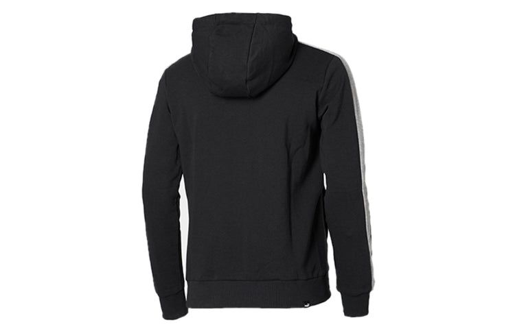 Puma Contrast Logo Hoodie 'Black' 845163-01 sold by KicksCrew product image thumbnail 2