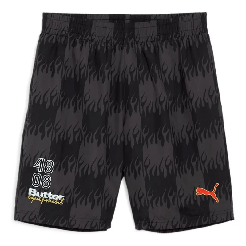PUMA x Butter Goods Shorts 'Black' 625619-01 sold by KicksCrew