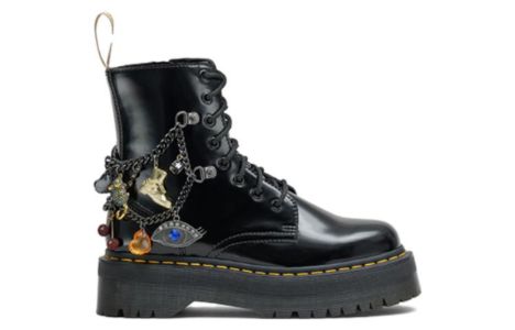 (WMNS) Dr.Martens x MARC JACOBS Charm Jadon Boots 'Black' 2S3FBO001F03 sold by KicksCrew