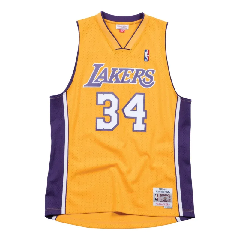 Mitchell & Ness x NBA Los Angeles Lakers 1999-00 Home Swingman Jersey 'Shaquille O'Neal 34' SMJYGS18179-LALLTGD99SON sold by KicksCrew