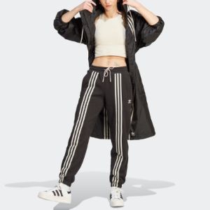(WMNS) adidas Adicolor 70s 3-Stripes Sweatpants 'Black' IK7855 sold by KicksCrew