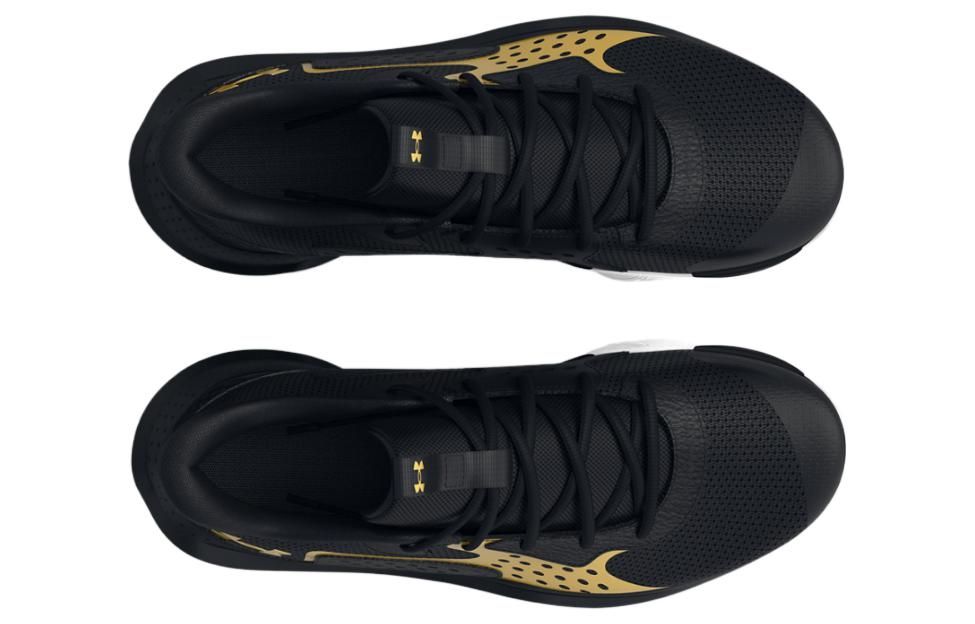 Under Armour Jet '23 Basketball Shoes 'Black Gold' 3026636-001 sold by KicksCrew product image thumbnail 4