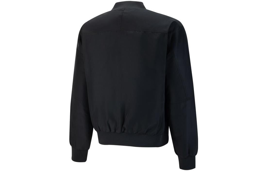 Puma T7 Shiny Bomber Jacket 'Black' 535584-01 sold by KicksCrew product image thumbnail 2