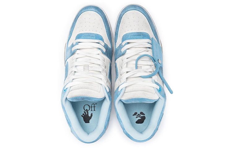 Off-White Out Of Office Low-Top Sneaker 'Blue White' OMIA189S23LEA0110140 sold by KicksCrew product image thumbnail 3