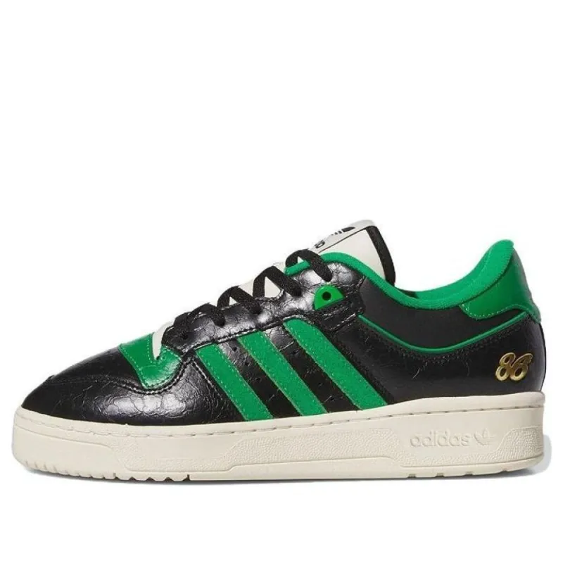 adidas originals Rivalry 86 Low 'Black Green' IE7160 sold by KicksCrew