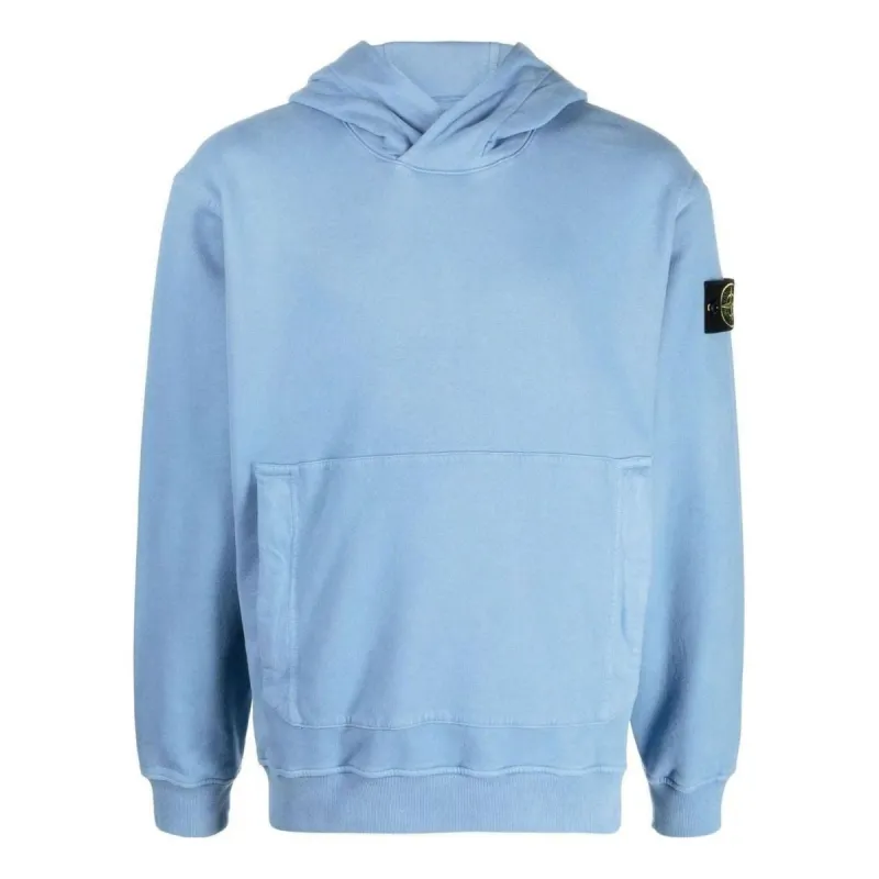 STONE ISLAND Hoodie 'Sky Blue' 771561820-V0020 sold by KicksCrew