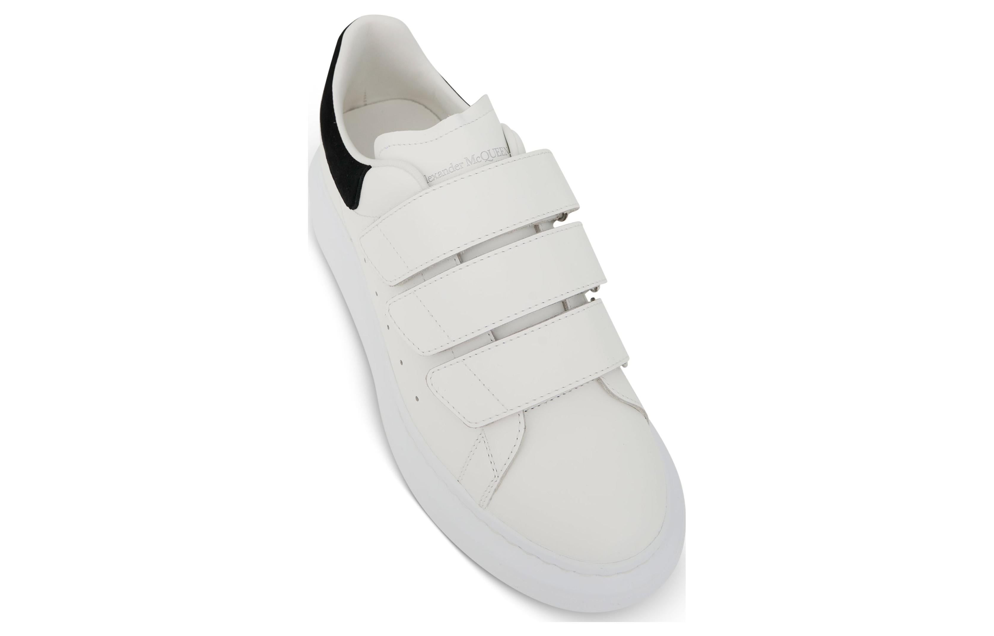(WMNS) Alexander McQueen Oversized Triple Strap Sneaker 'White Black' 697105WHGP79061 sold by KicksCrew product image thumbnail 3