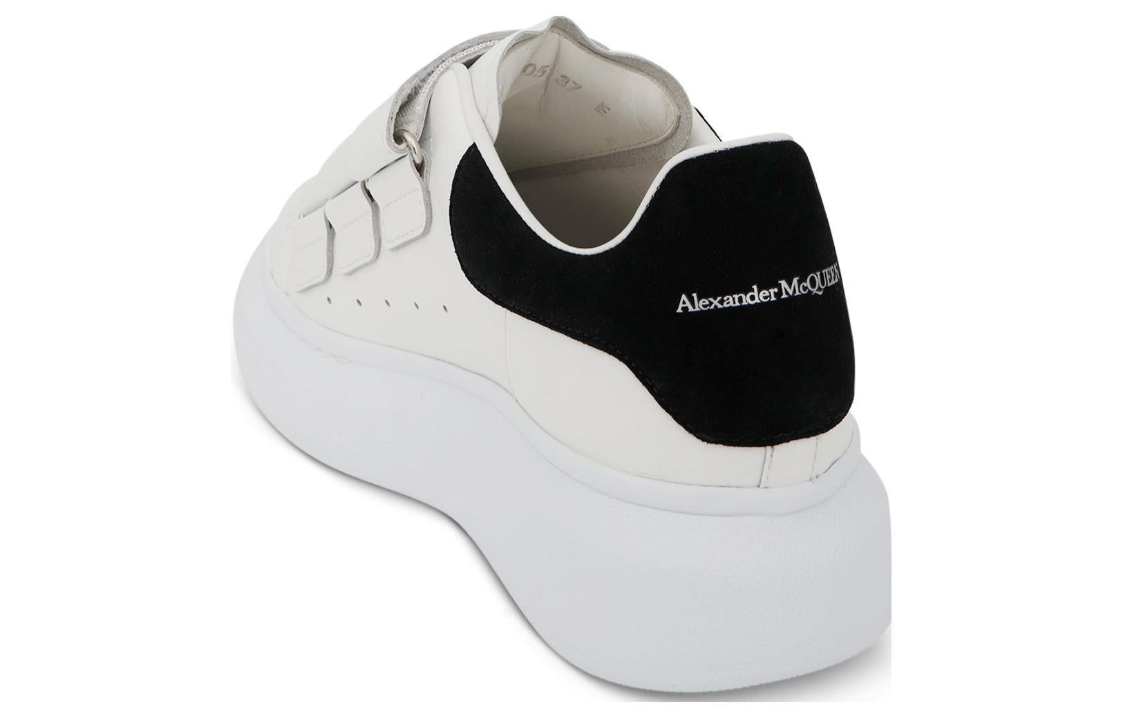 (WMNS) Alexander McQueen Oversized Triple Strap Sneaker 'White Black' 697105WHGP79061 sold by KicksCrew product image thumbnail 4