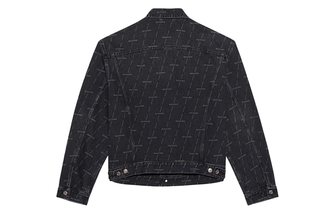 Balenciaga Denim Jacket Large Fit 'Charcoal' 620731TJW411052 sold by KicksCrew product image thumbnail 2