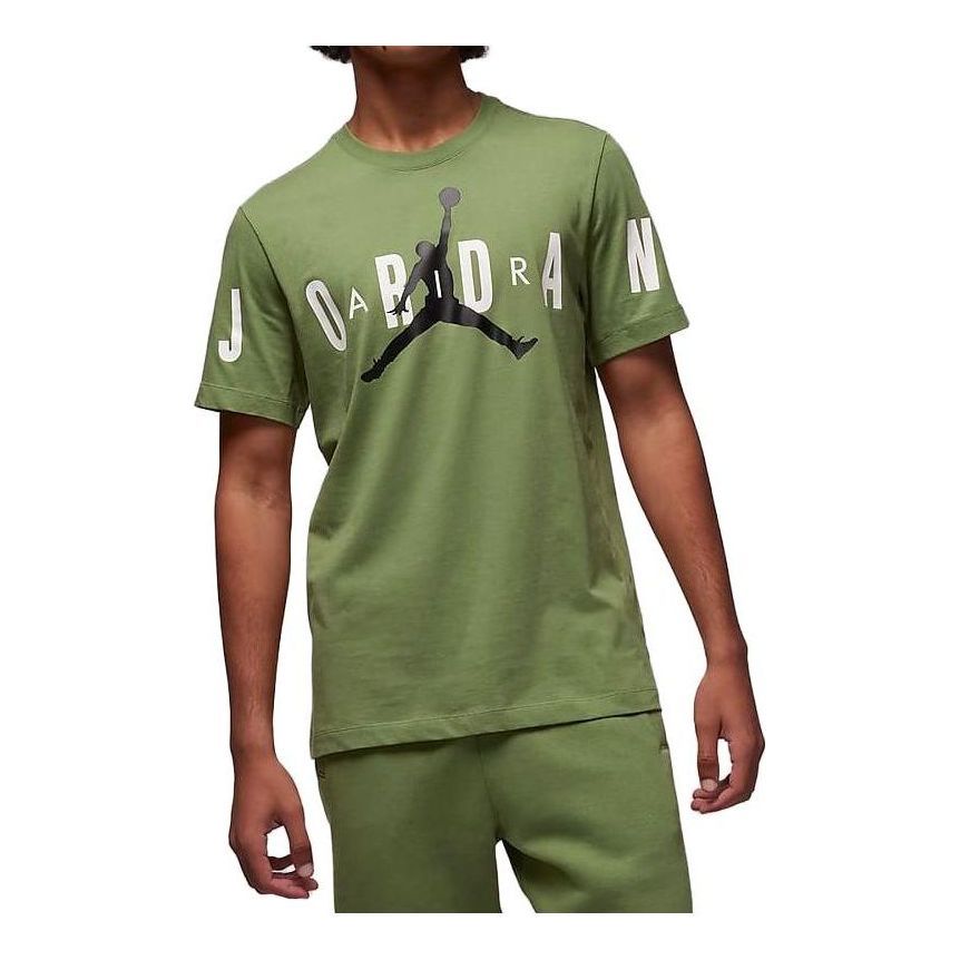 Air Jordan Stretch T-Shirt 'Green' DV1445-340 sold by KicksCrew