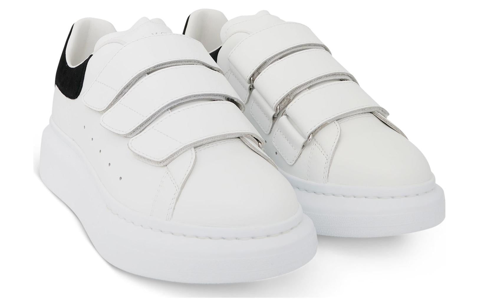 (WMNS) Alexander McQueen Oversized Triple Strap Sneaker 'White Black' 697105WHGP79061 sold by KicksCrew product image thumbnail 5