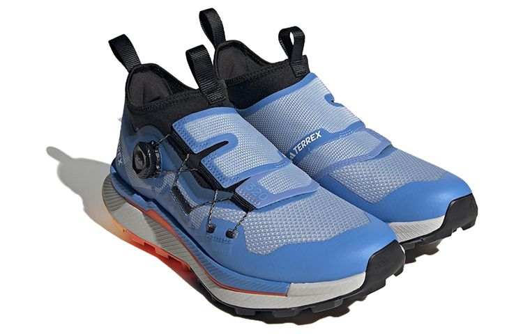 Adidas Terrex Agravic Pro Trail Running Shoes 'Blue Dawn Impact Orange' HR1079 sold by KicksCrew product image thumbnail 3