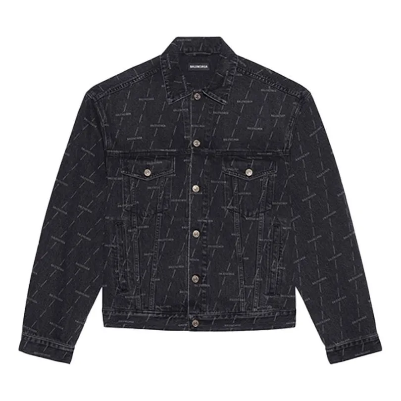 Balenciaga Denim Jacket Large Fit 'Charcoal' 620731TJW411052 sold by KicksCrew