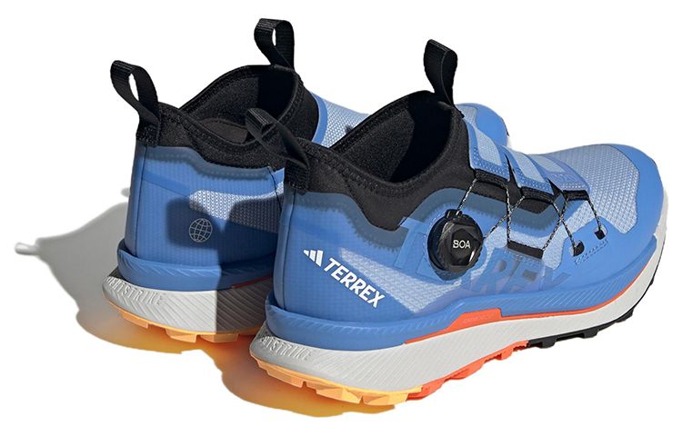 Adidas Terrex Agravic Pro Trail Running Shoes 'Blue Dawn Impact Orange' HR1079 sold by KicksCrew product image thumbnail 4