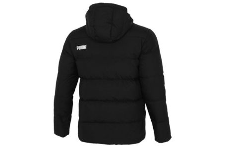 Puma Logo Down Jacket 'Black' 534936-01 sold by KicksCrew